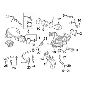 Honda OE - Engine / Transaxle - Turbocharger & Components (2.0L)