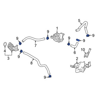 Honda OE - Evaporative Emissions System Line Clamp