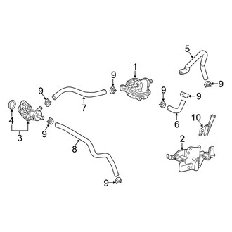 Honda OE - Emission System - Emission Components (Purge Control Valve), (1.5L)