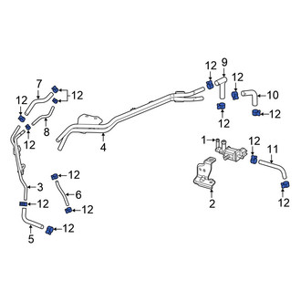 Honda OE - Secondary Air Injection Pump Hose Clamp