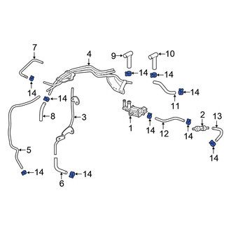 Honda OE - Secondary Air Injection Pump Hose Clamp