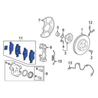 Honda OE - Front Disc Brake Pad Set