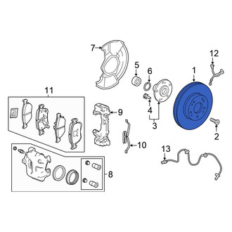 Honda OE - Front Disc Brake Rotor