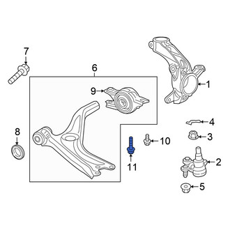 Honda OE - Front Suspension Control Arm Bolt