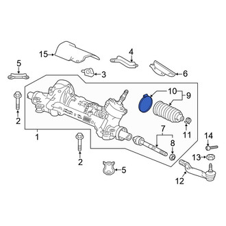 Honda OE - Inner Rack and Pinion Bellows Clamp
