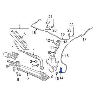 Honda OE - Windshield Washer Pump