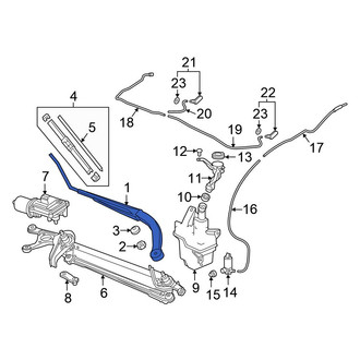 Honda OE - Left Wiper Arm