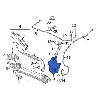 Honda OE - Washer Fluid Reservoir
