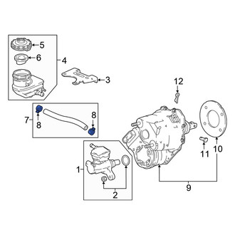 Honda OE - Power Brake Booster Vacuum Hose Clamp