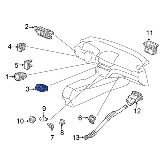 Honda OE - Hazard Warning Switch