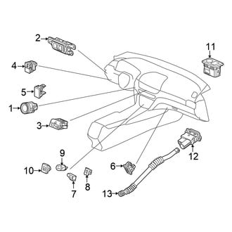 Honda OE - Instrument Panel - Cluster & Switches (Switches)
