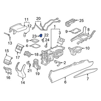 Honda OE - 12 Volt Accessory Power Outlet Cover