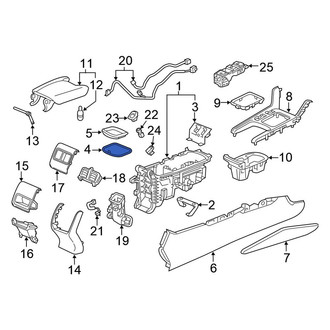 Honda OE - Console Mat
