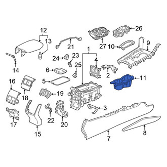 Honda OE - Console Cup Holder