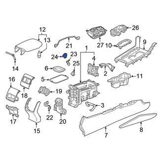 Honda OE - 12 Volt Accessory Power Outlet Cover