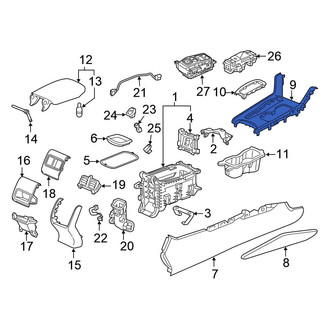 Honda OE - Automatic Transmission Shift Cover Plate