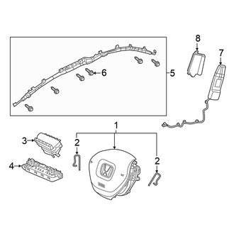 Honda OE - Restraint Systems - Air Bag Components (Air Bags)
