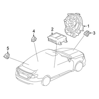 Honda OE - Restraint Systems - Air Bag Components (Modules & Sensors)