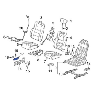 Honda OE - Front Right Power Seat Switch