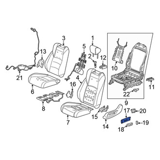Honda OE - Front Left Power Seat Switch