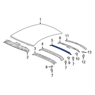 Honda OE - Center Rear Roof Bow