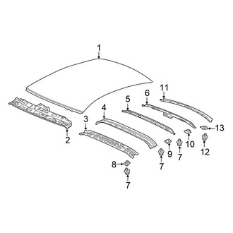 Honda OE - Roof & Components (W/O Sunroof)