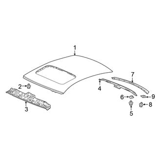 Honda OE - Roof & Components (With Sunroof)