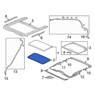 Honda OE - Sunroof Seal