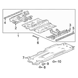 Honda OE - Pillars, Rocker & Floor - Floor & Rails