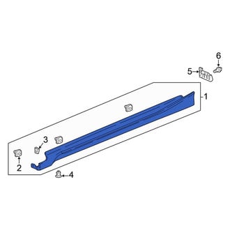 Honda OE - Left Rocker Panel Guard