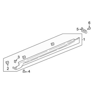 Honda OE - Pillars, Rocker & Floor - Exterior Trim