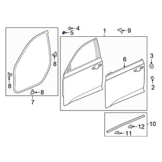 Honda OE - Door Shell Seal
