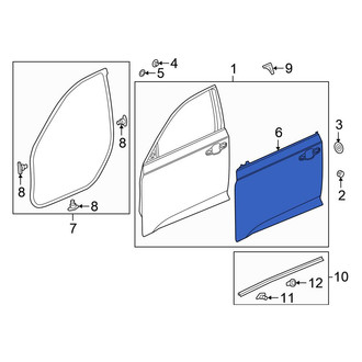 Honda OE - Front Left Outer Door Outer Panel