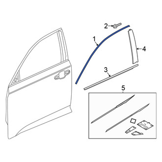 Honda OE - Front Right Door Reveal Molding