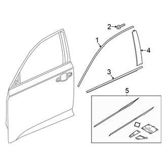 Honda OE - Front Door - Exterior Trim