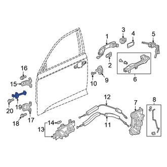 Honda OE - Front Right Door Check