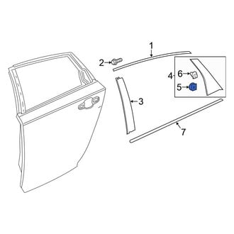 Honda OE - Door Applique Clip