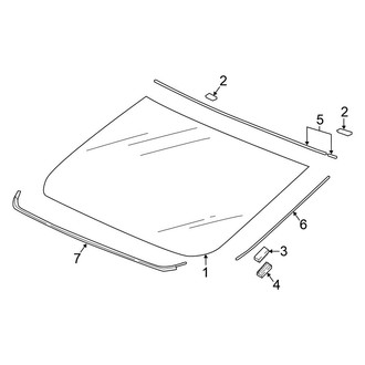 Honda OE - Back Glass - Glass