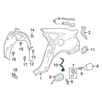 Honda OE - Rear Fuel Filler Door Lock Actuator