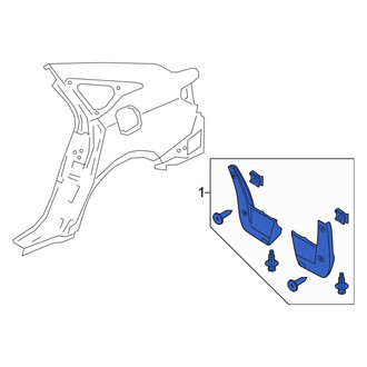 Honda OE - Rear Mud Flap