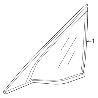 Honda OE - Quarter Panel - Glass