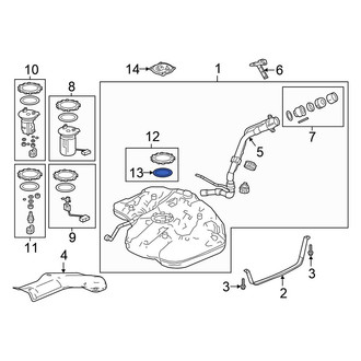 Honda OE - Fuel Pump Tank Seal