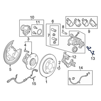 Honda OE - Disc Brake Pad Retaining Clip