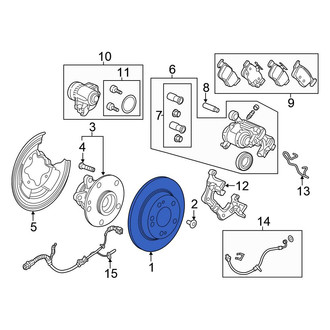 Honda OE - Rear Disc Brake Rotor