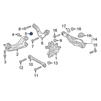 Honda OE - Suspension Trailing Arm Nut