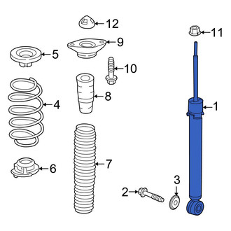 Honda OE - Rear Suspension Shock Absorber