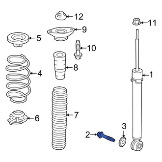 Honda OE - Suspension Shock Absorber Bolt