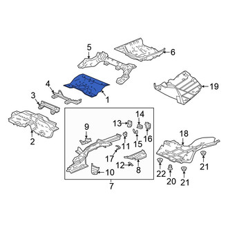 Honda OE - Rear Floor Pan