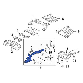 Honda OE - Rear Right Frame Side Member Assembly