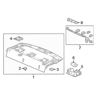 Honda OE - Rear Body & Floor - Interior Trim (Package Tray)